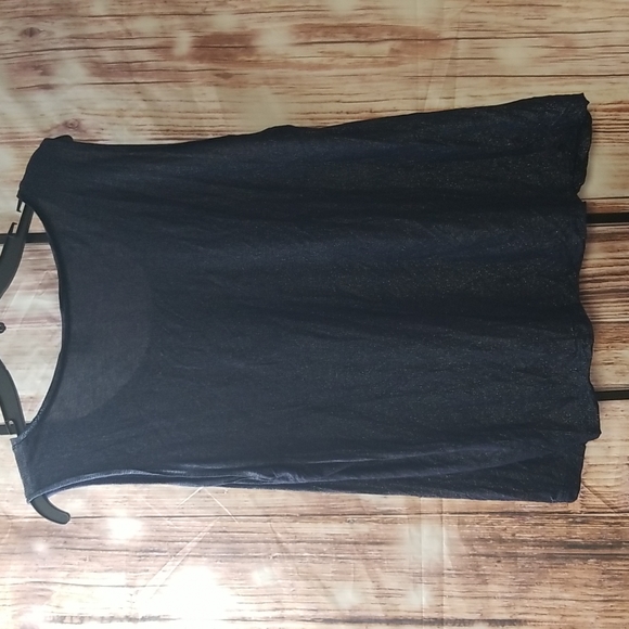 Women's Shirt Color Blue & Sliver - Picture 2 of 4